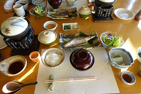 茄子のはな　朝食